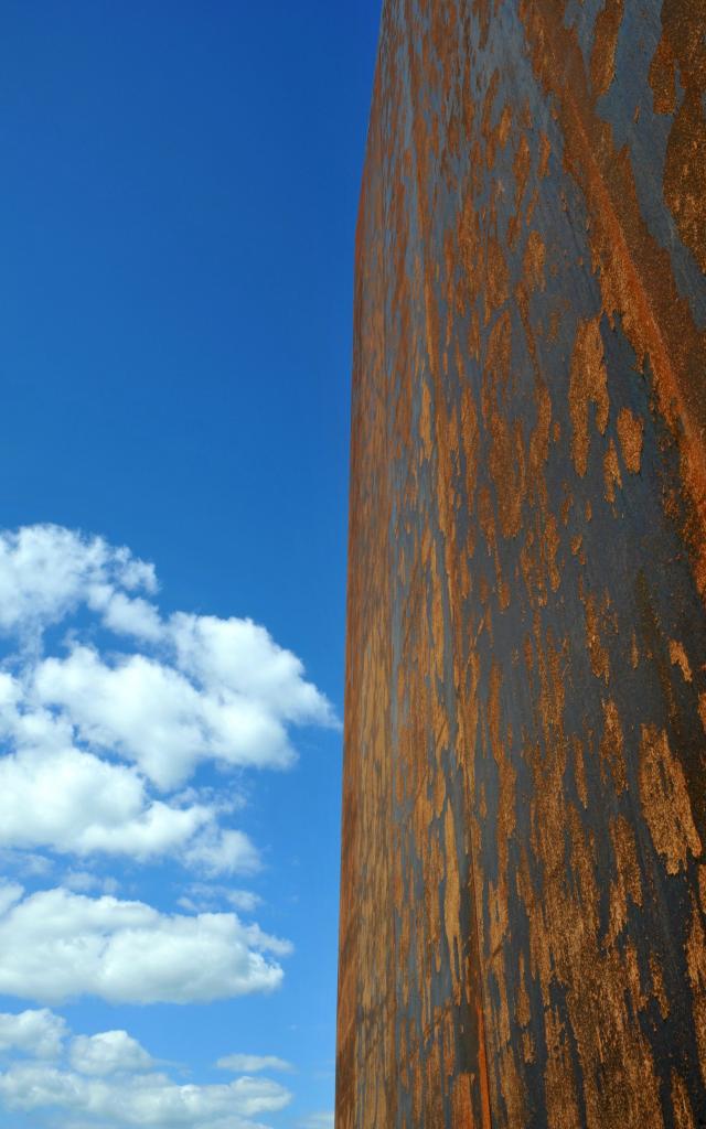 Acier Corten du musée Soulages à Rodez