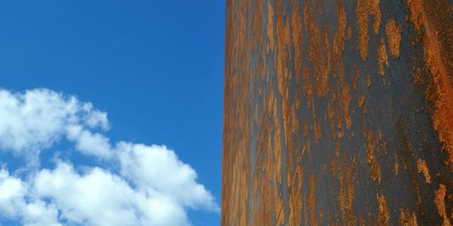 Acier Corten du musée Soulages à Rodez