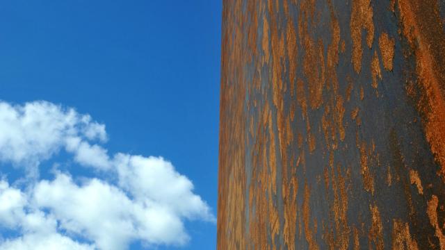 Acier Corten du musée Soulages à Rodez