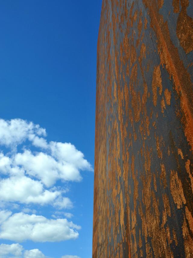 Acier Corten du musée Soulages à Rodez