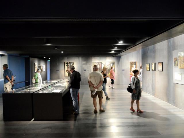 Salle intérieure du musée Soulages à Rodez