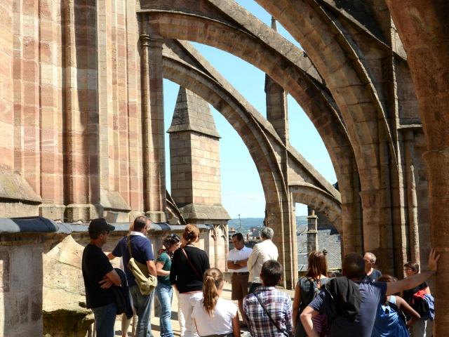 Visite guidée des terrasses de la cathédrale de Rodez