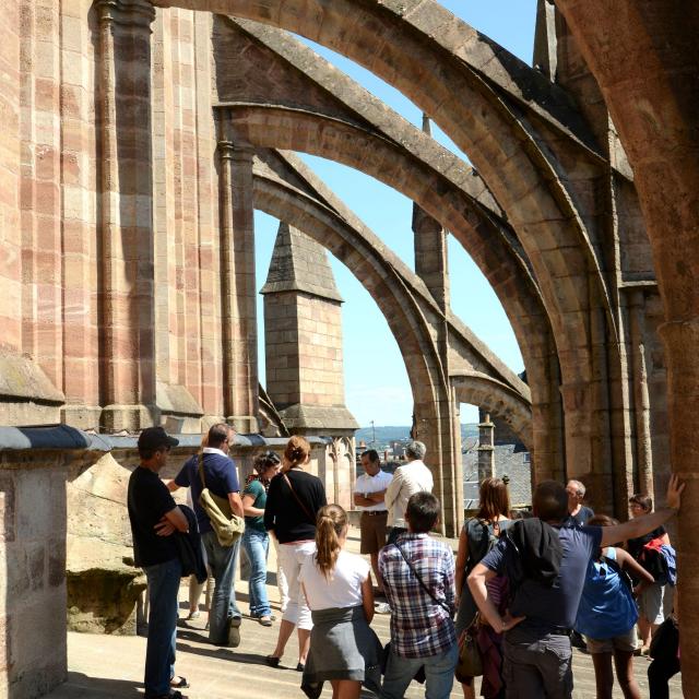 Visite guidée des terrasses de la cathédrale de Rodez