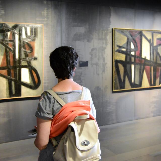 Visite de salles au musée Soulages de Rodez