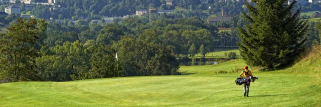 Vue du golf du grand Rodez