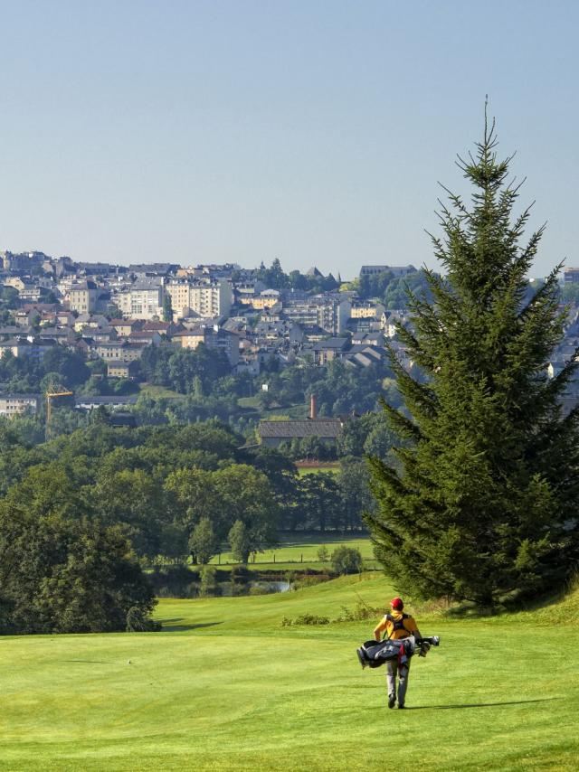 Vue du golf du grand Rodez