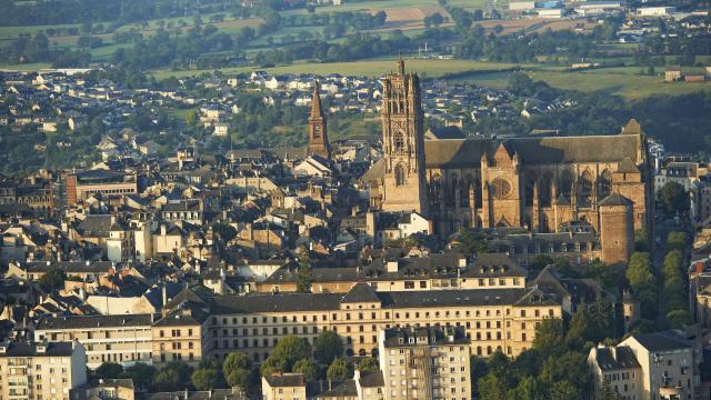 Vue panoramique de la ville de Rodez