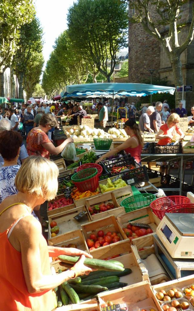 Marché de produits locaux à Rodez