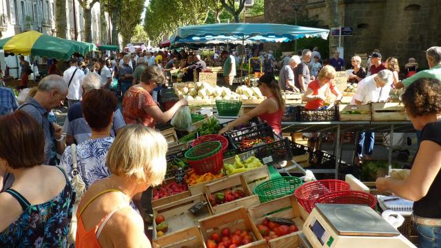 Marché de produits locaux à Rodez