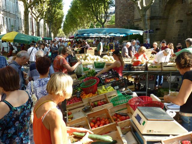 Marché de produits locaux à Rodez