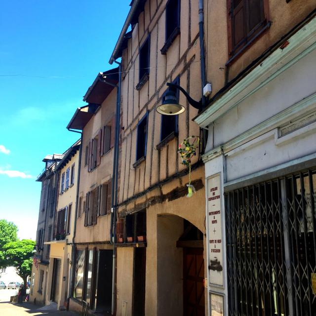 Rue ancienne du quartier des Embergues à Rodez