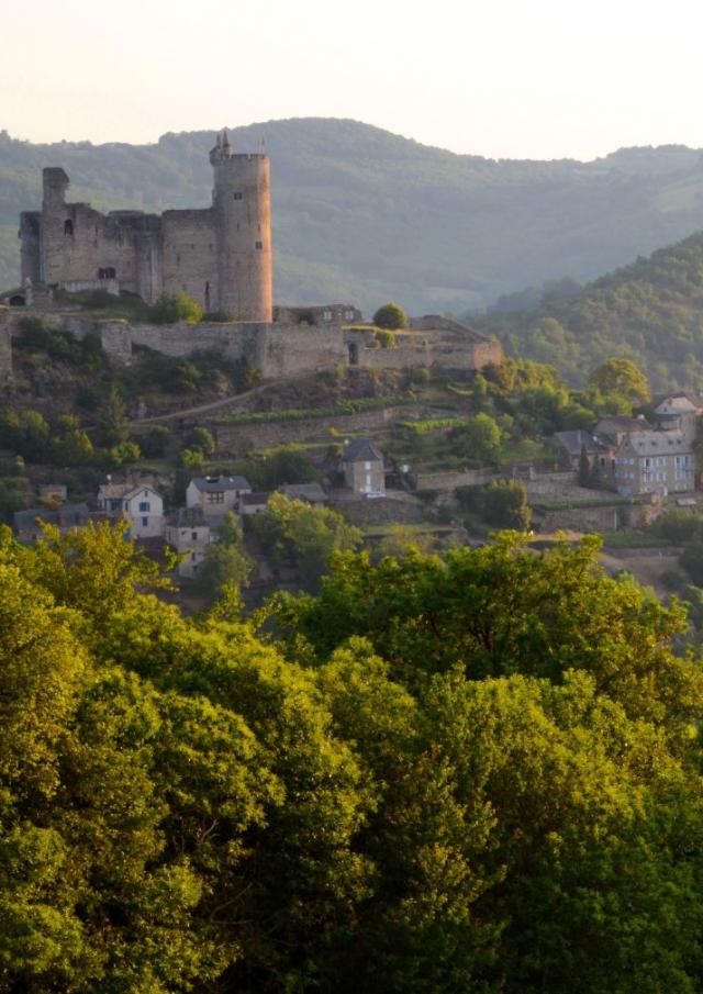 Vue sur la forteresse de Najac