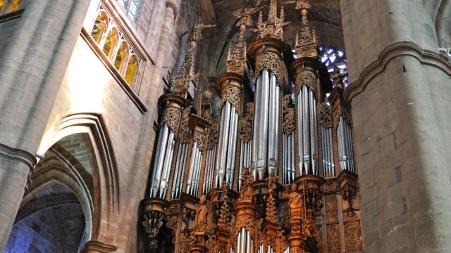 Buffet d'orgue de la cathédrale de Rodez