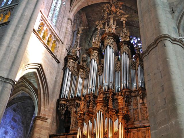 Buffet d'orgue de la cathédrale de Rodez