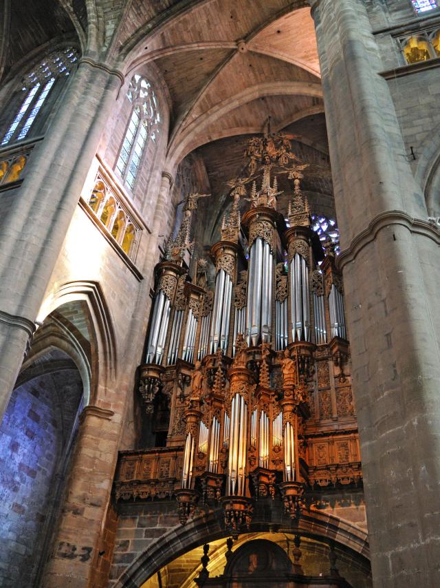 Buffet d'orgue de la cathédrale de Rodez