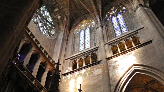 Lumière dans la cathédrale de Rodez