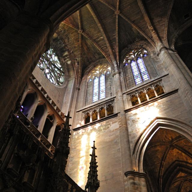 Lumière dans la cathédrale de Rodez