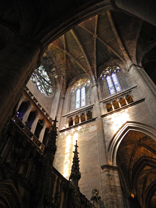 Lumière dans la cathédrale de Rodez