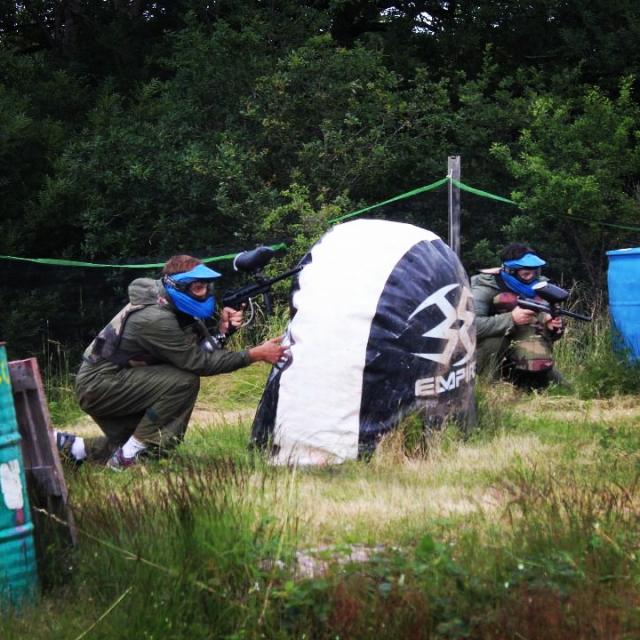 Partie de Paintball à Combelles