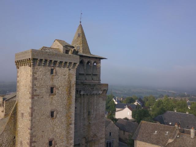 Eglise de Sainte-Radegonde et sa vue