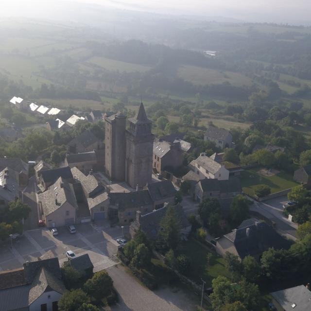 Vue sur le village de Sainte-Radegonde