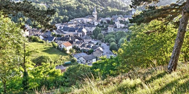 Vue sur le village du Monastère