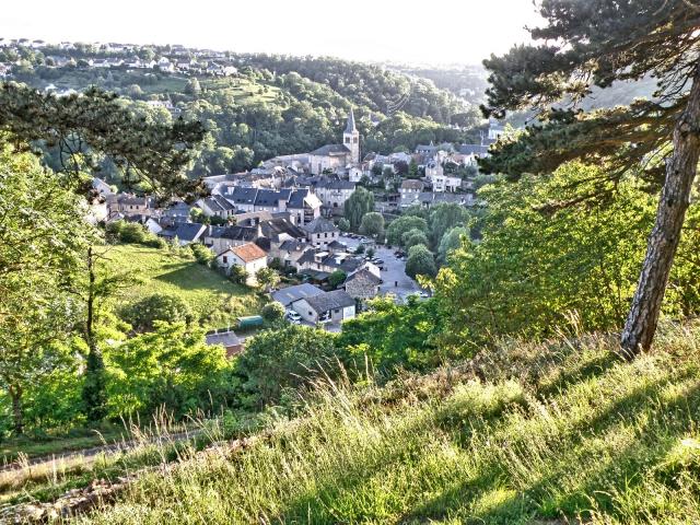 Vue sur le village du Monastère