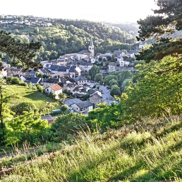 Vue sur le village du Monastère