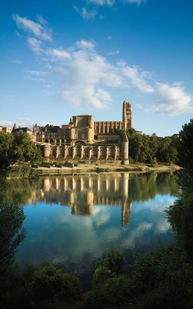 Vue sur la cathédrale Sainte-Cécile d'Albi