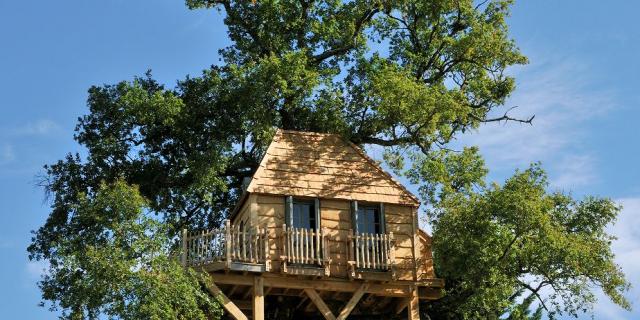 Cabane dans les arbres du Château de Labro