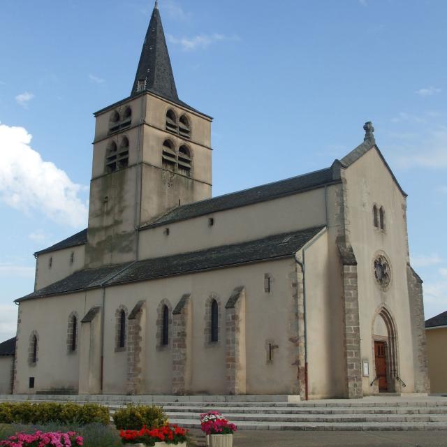 Eglise du village de Luc