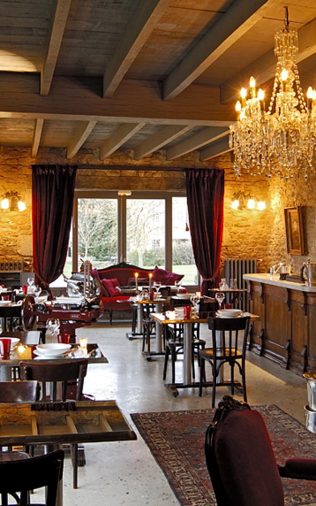 Salle de restaurant du Clos au Château Labro