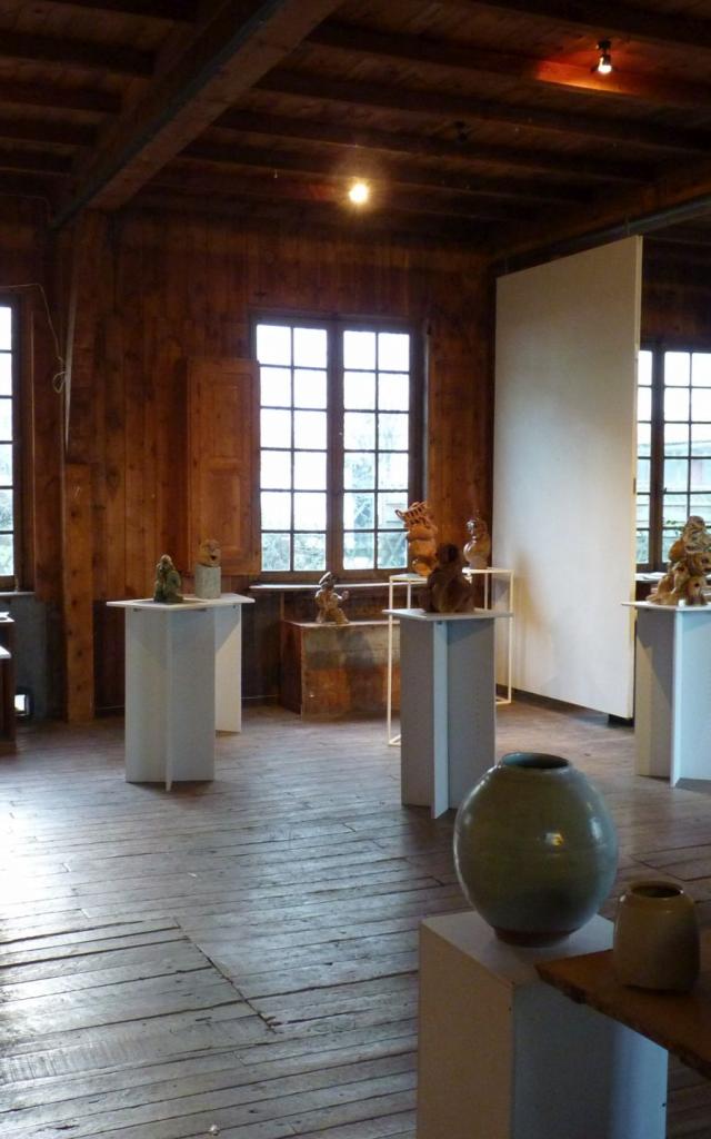 Salle d'exposition de La Menuiserie