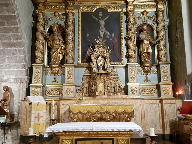 Retable de Chasse de l'église du Monastère