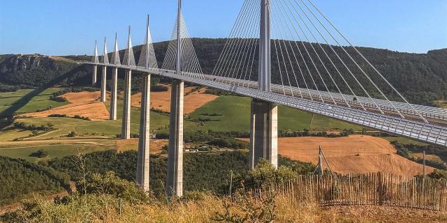 Vue sur le Viaduc de Millau