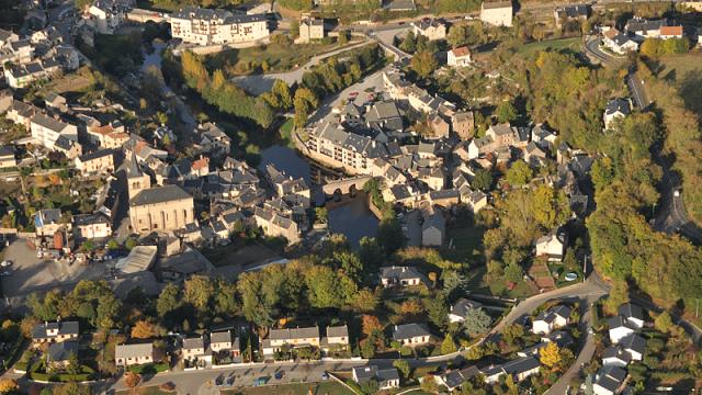 Vue générale du village du Monastère