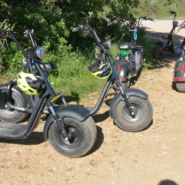 Randonnée en trottinette électrique