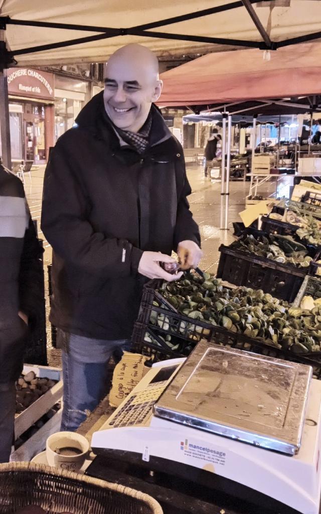 Le marché avec le chef Chaillou