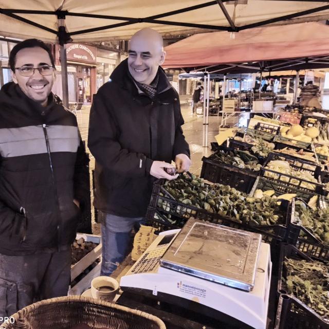 Le marché avec le chef Chaillou