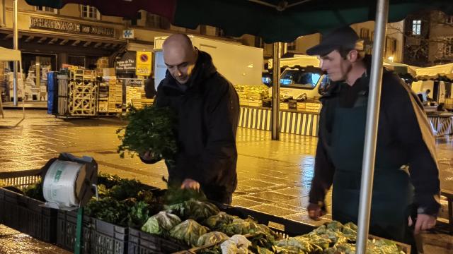 Salades du marché pour le Café Bras