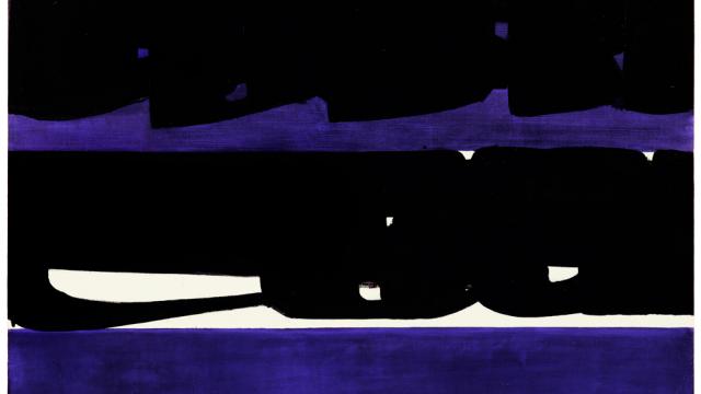 Pierre Soulages, Peinture 159x202 Cm, 28 Nov 1971, Huile Sur Toile, Collection Particulière