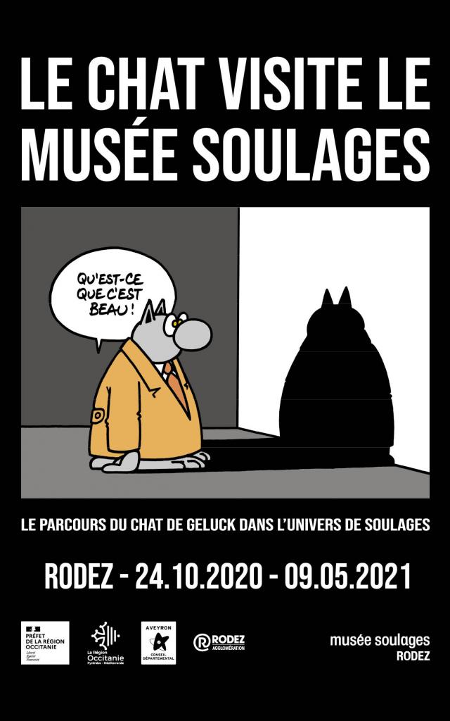 Exposition temporaire Pierre Soulages, Le Chat, etc