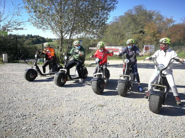 Trottinettes avec Vent de Liberté à Combelles