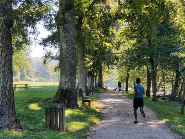 Joggeur à Layoule