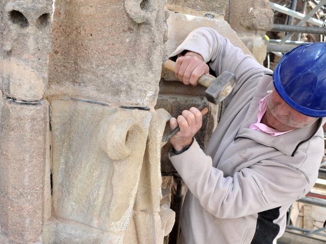 Restauration de la cathédrale par l'entreprise Vermorel