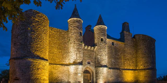 Château d'Onet, vu de nuit