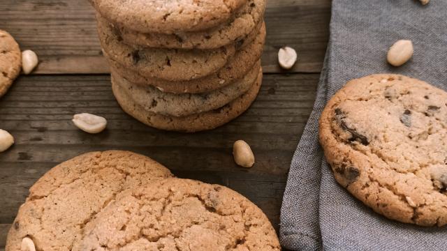 Cookies Cacahuete Chocolat par Nom d'un p'tit Biscuit, Olemps