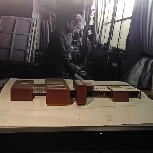 Maquette du musée Soulages