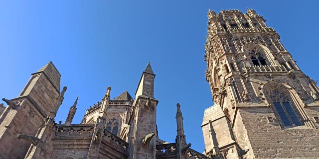 Chevet de la cathédrale et clocher