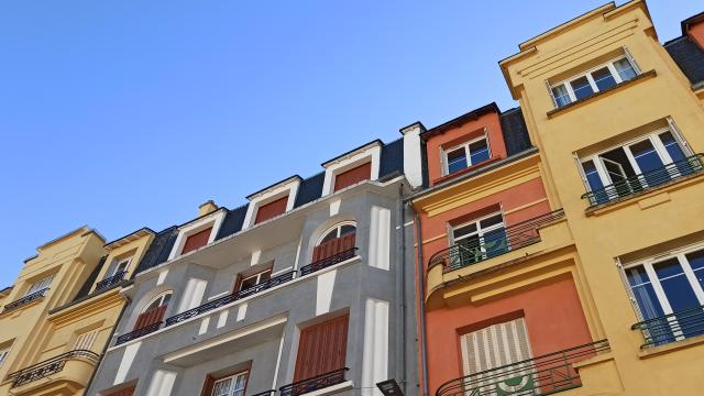 Immeubles réalisés par l'architecte Jean Vigouroux, rue Pasteur